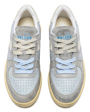 Diadora Heritage Pelle Premium Stone Wash Ceratura Naturale Azzurro Unisex