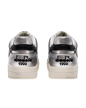 Diadora Heritage Sneaker In Pelle Laminata Argento Donna