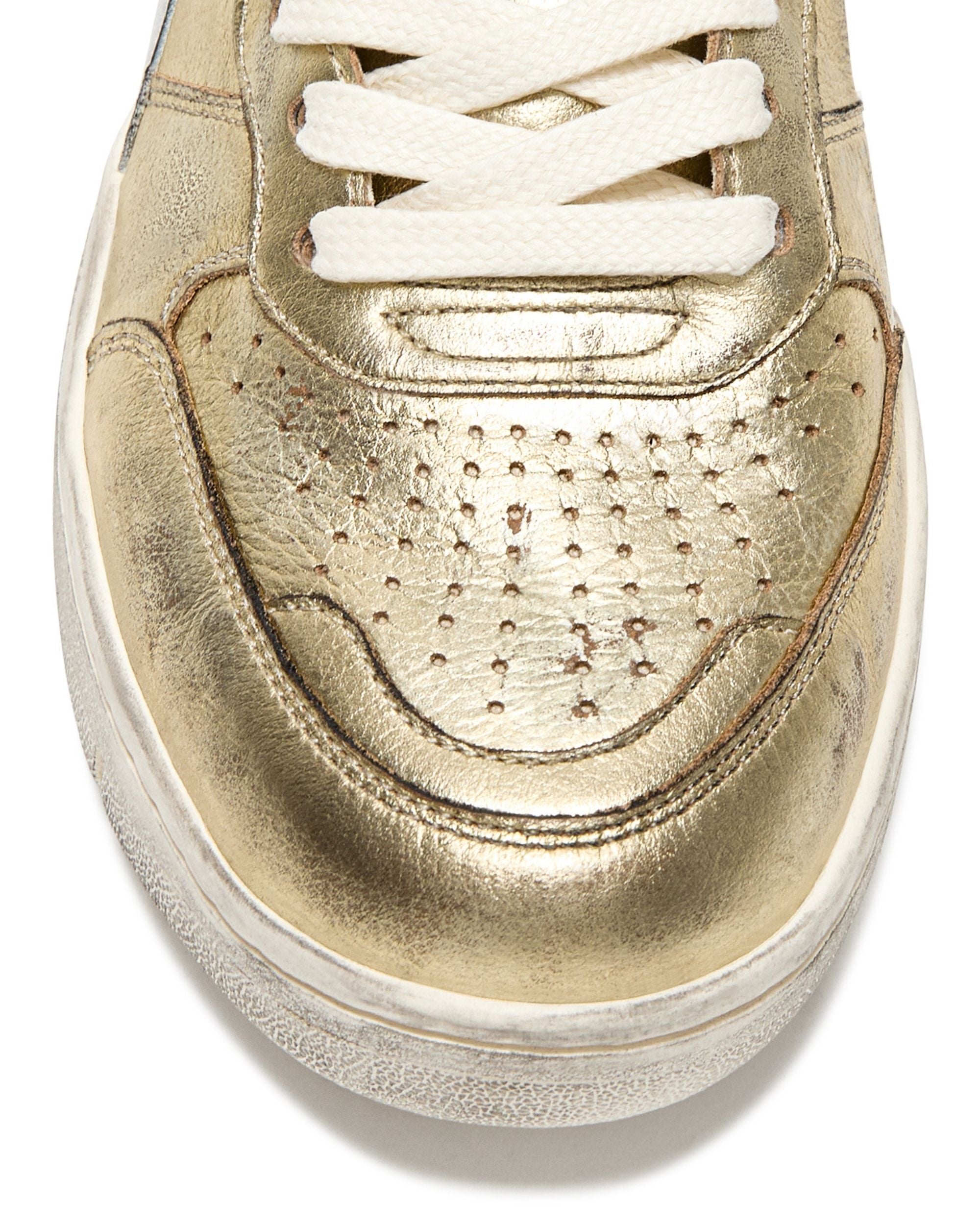 Diadora Heritage Pelle Premium Stone Wash Ceratura Naturale Oro Donna