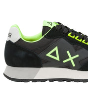 Sun68 Sneaker Casual Nylon E Suede Nero Uomo