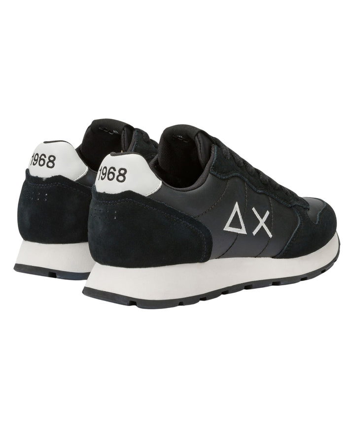 Sun68 Sneaker Casual Nylon E Suede Nero Uomo 3