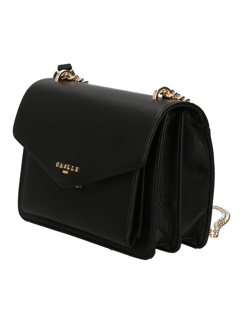 Gaelle Borsa Tracolla in Ecopelle Bottalato Nero Donna GAACW02322