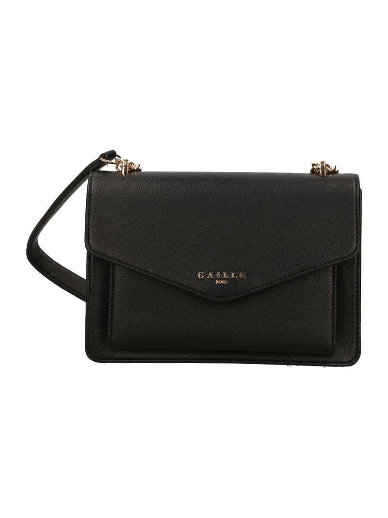 Gaelle Borsa Tracolla in Ecopelle Bottalato Nero Donna GAACW02322