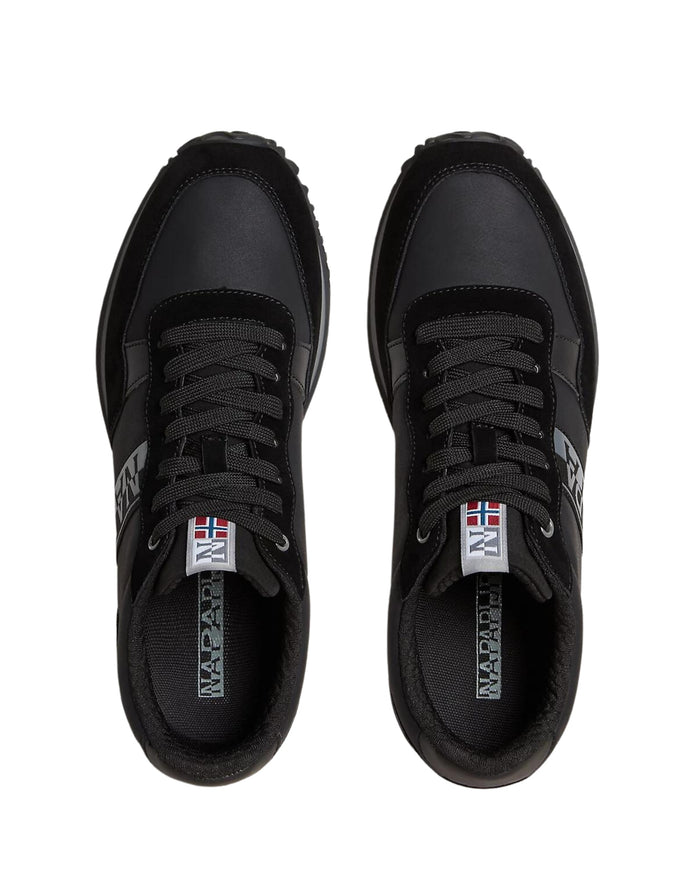 Napapijri Cosmos Sneakers in Black Eco-leather 3