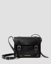 Dr. Martens Borsa Tracolla Satchel 11" Black Kiev Smooth 100% Pelle Nero