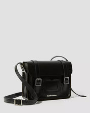 Dr. Martens Borsa Tracolla Satchel 11" Black Kiev Smooth 100% Pelle Nero