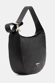 Patrizia Pepe Borsa a Spalla Hobo in Pelle Nero Donna 8B0278