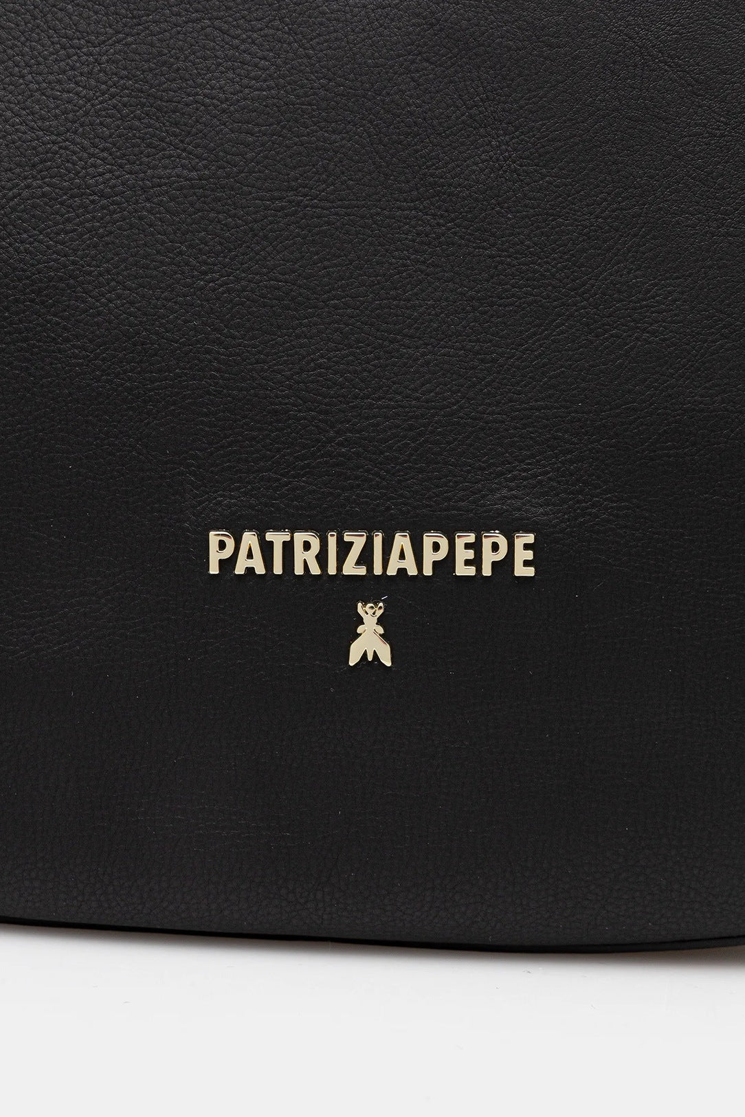 Patrizia Pepe Borsa a Spalla Hobo in Pelle Nero Donna 8B0278