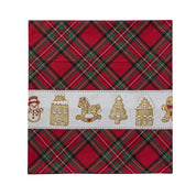 THUN Tovaglia 160x200 cm Thunland Gingerbread Red 100% cotone b101320