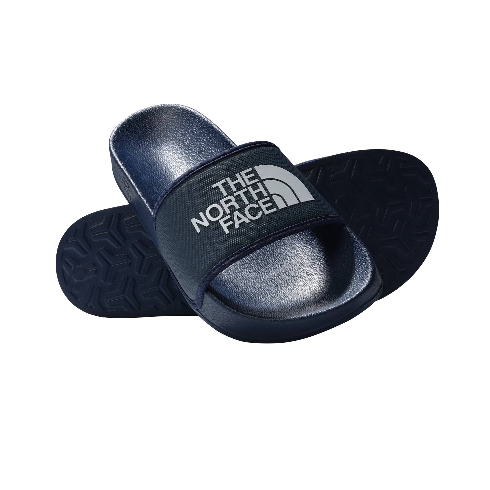 The North Face slide ciabatte uomo men Base Camp BLU NAVY Logo