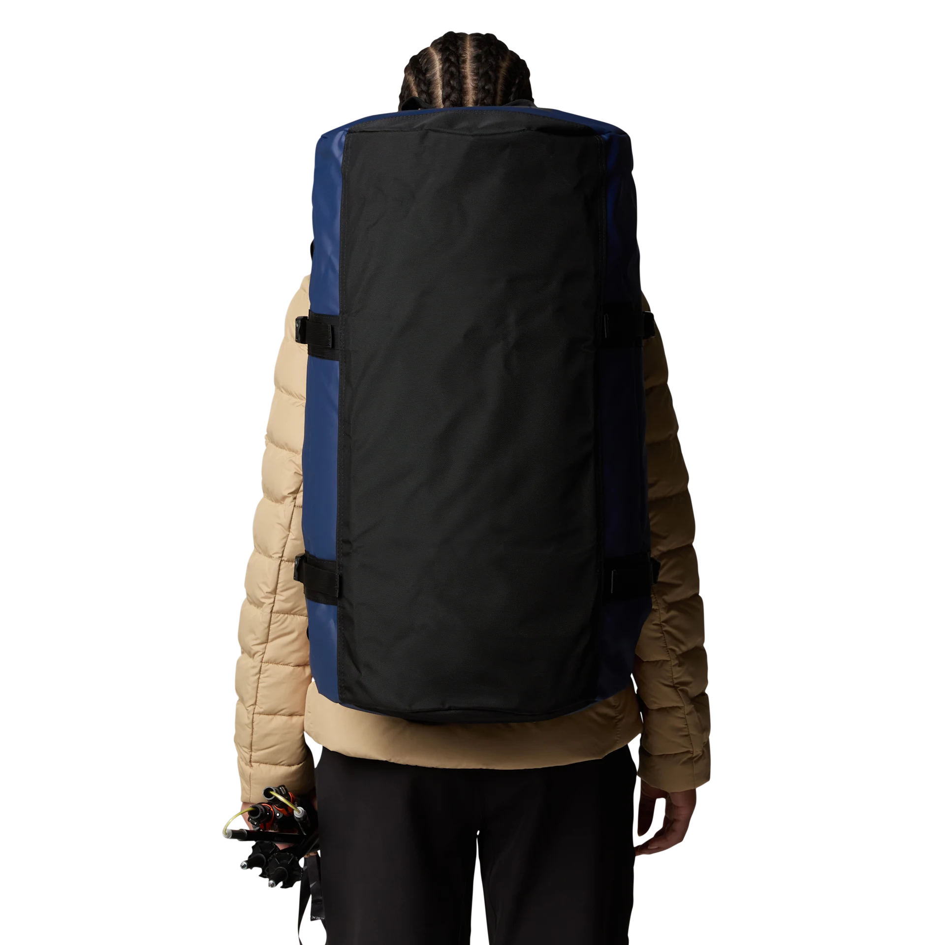 The North Face Borsone idrorepellente zaino Duffel Base Camp Voyager 71 litri M blu navy
