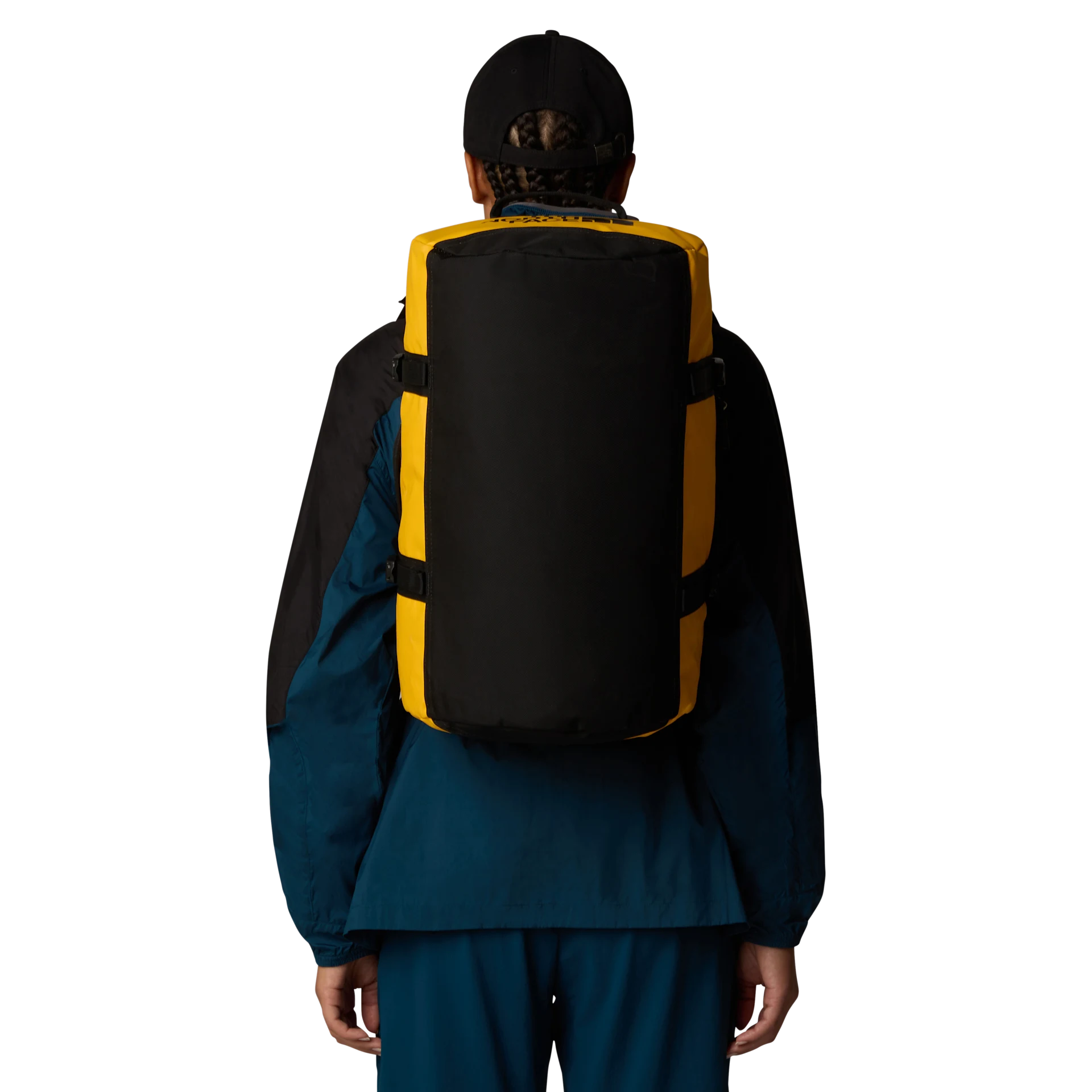 The North Face Borsone idrorepellente Zaino Duffel Base Camp Voyager 31 litri XS Giallo