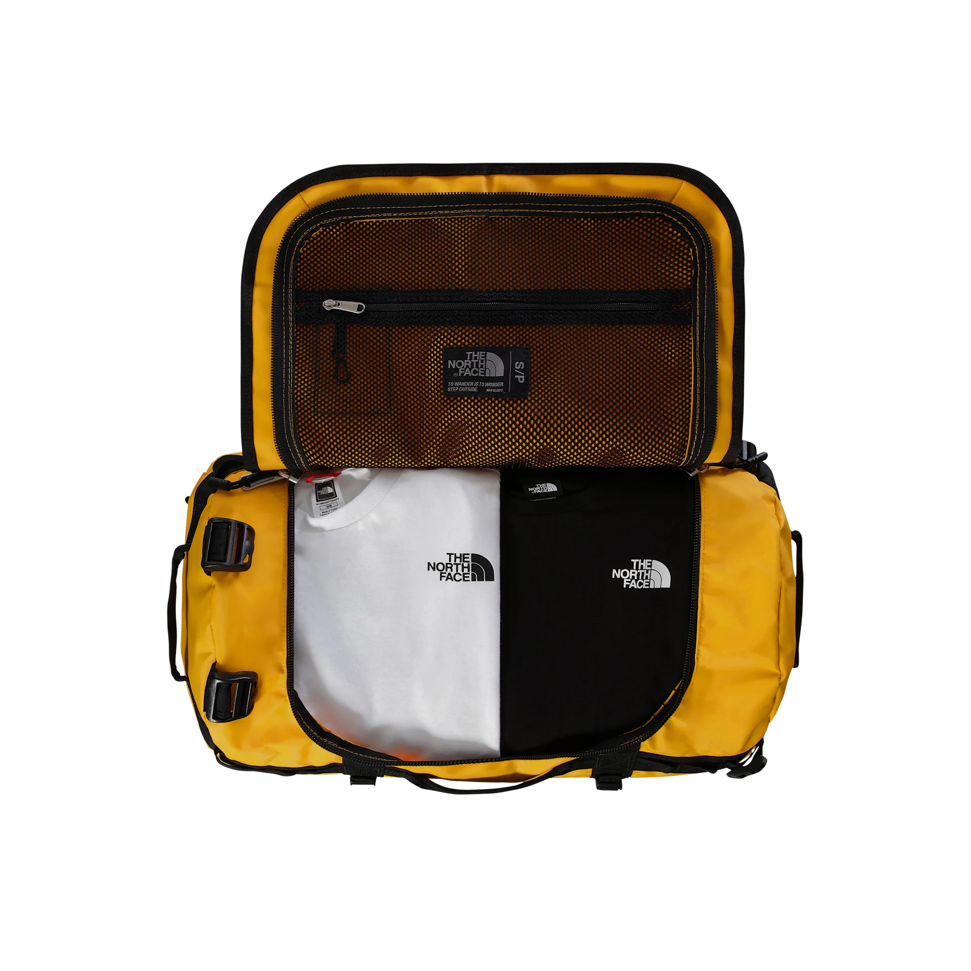 The North Face Borsone idrorepellente zaino Duffel Base Camp Voyager 50 litri S giallo