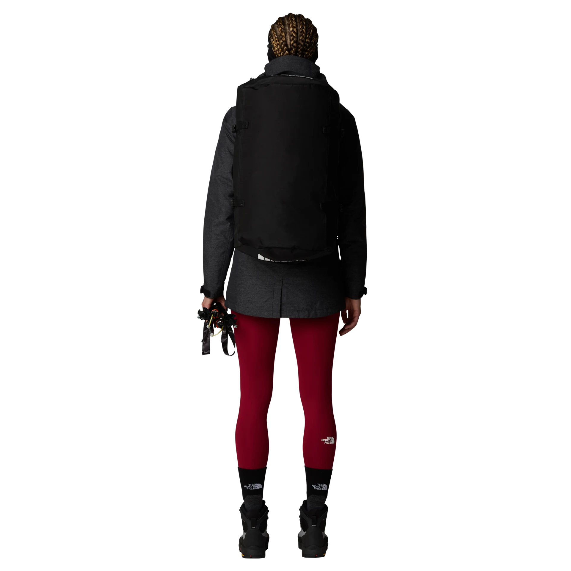 The North Face Borsone idrorepellente zaino Duffel Base Camp Voyager 50 litri S nero