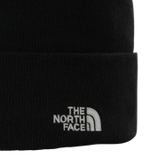 The North Face cappello beanie cuffia unisex logo Norm nero