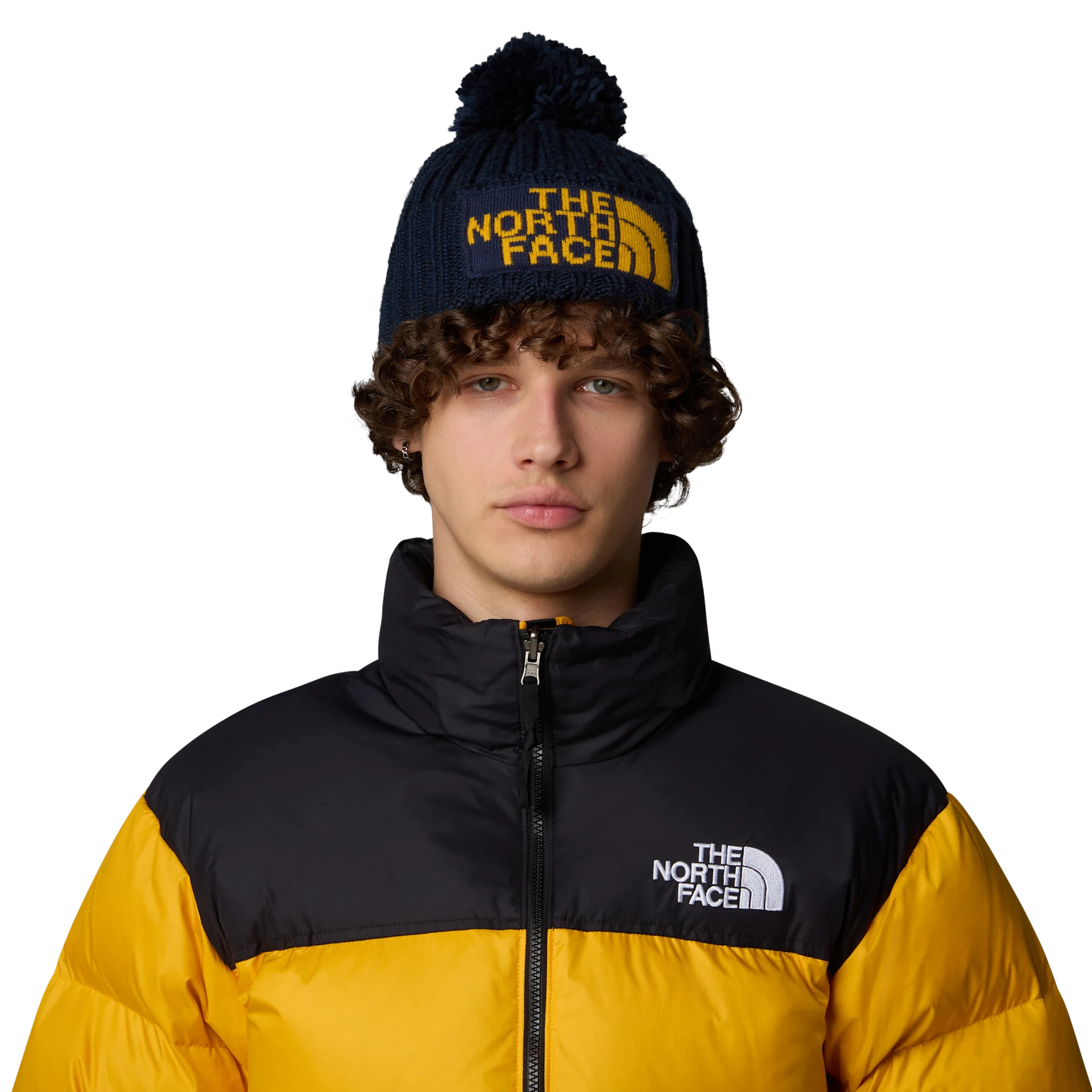 The North Face cappello beanie cuffia unisex logo Ski Tuke Heritage navy blu
