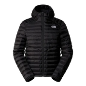 The North Face piumino giacca Huila cappuccio e imbottitura uomo NERO