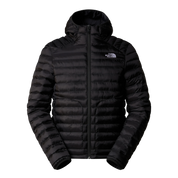 The North Face piumino giacca Huila cappuccio e imbottitura uomo NERO