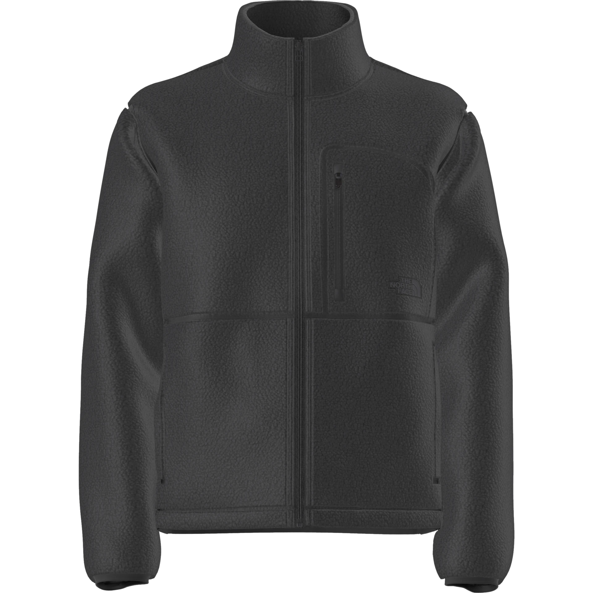 The North Face Giacca Pullover in Pile Extreme Uomo in Tessuto Tecnico Nero Full Zip