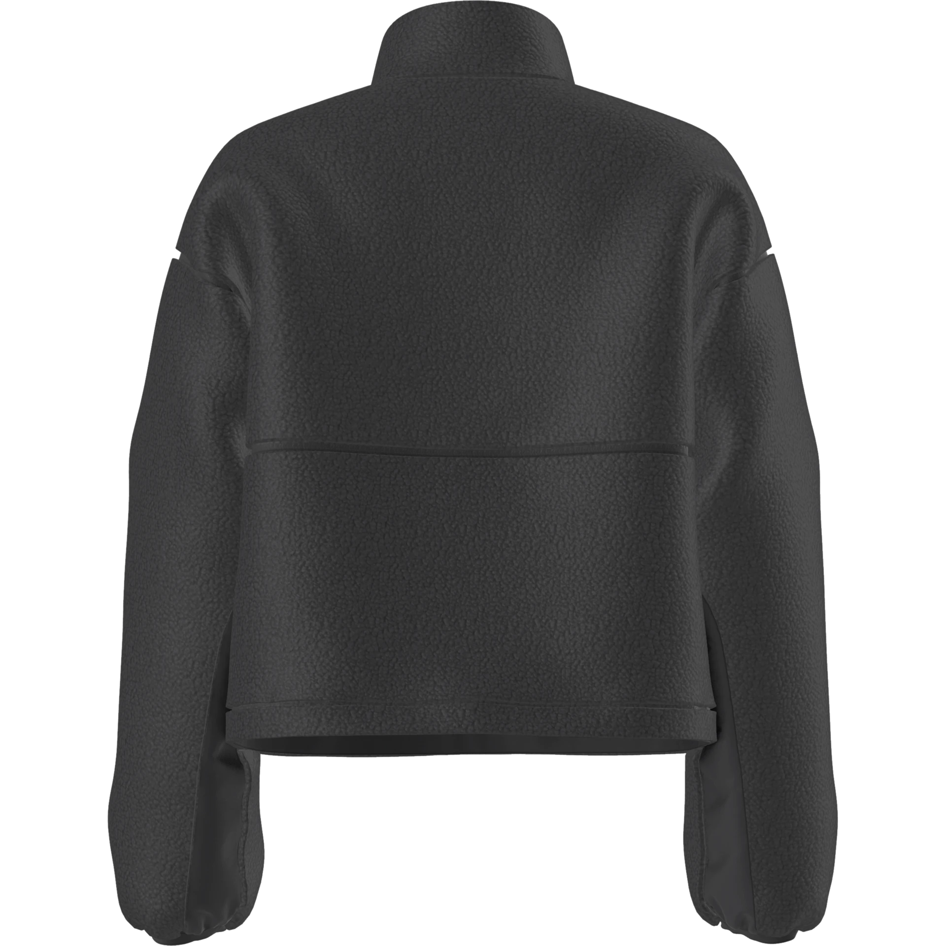 The North Face Giacca Pullover Corta in Pile Extreme Donna in Tessuto Tecnico Nero Half Zip