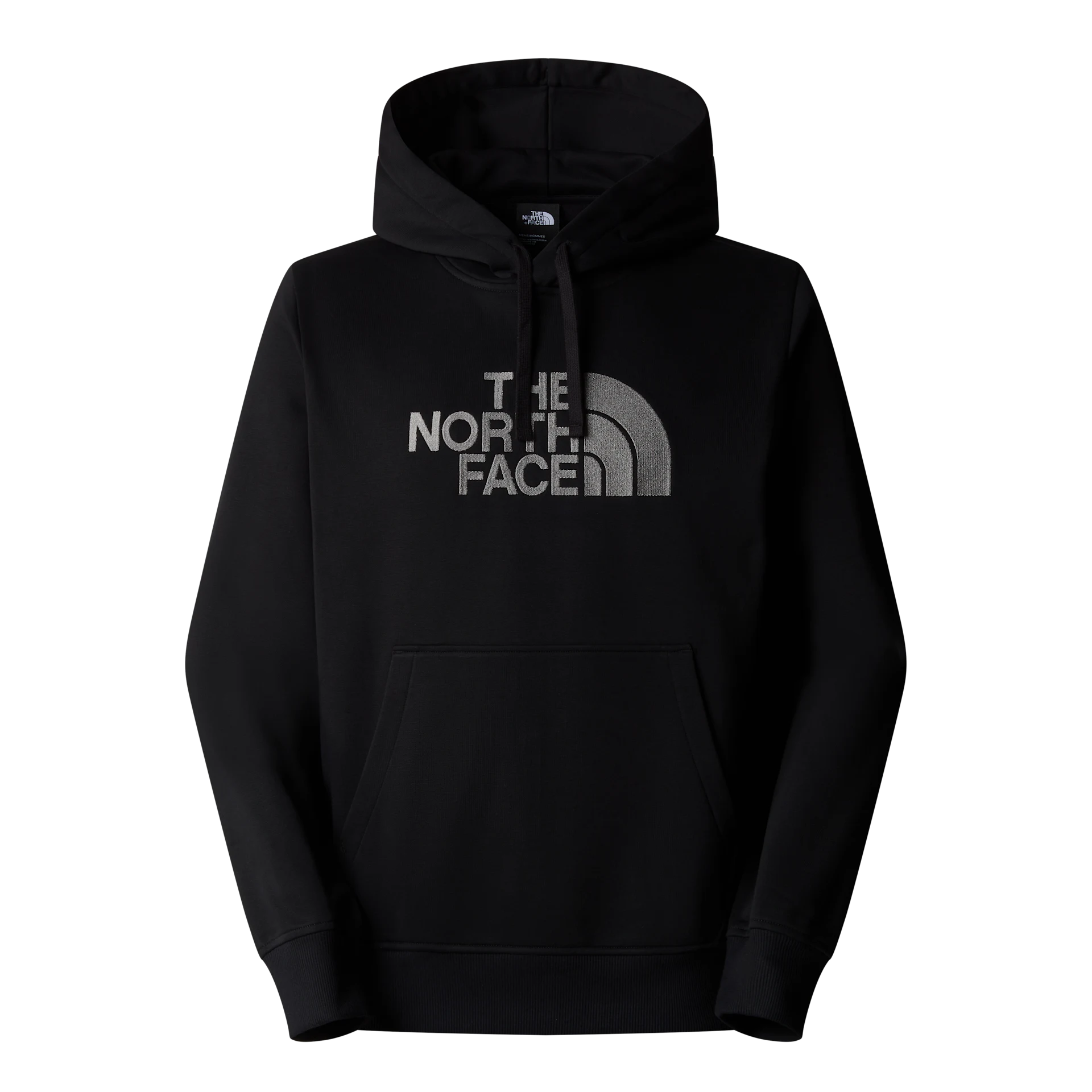 The North Face felpa con cappuccio Drew Peak uomo BIG LOGO nero