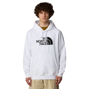 The North Face felpa con cappuccio Drew Peak uomo BIG LOGO bianco