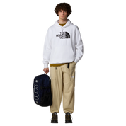 The North Face felpa con cappuccio Drew Peak uomo BIG LOGO bianco