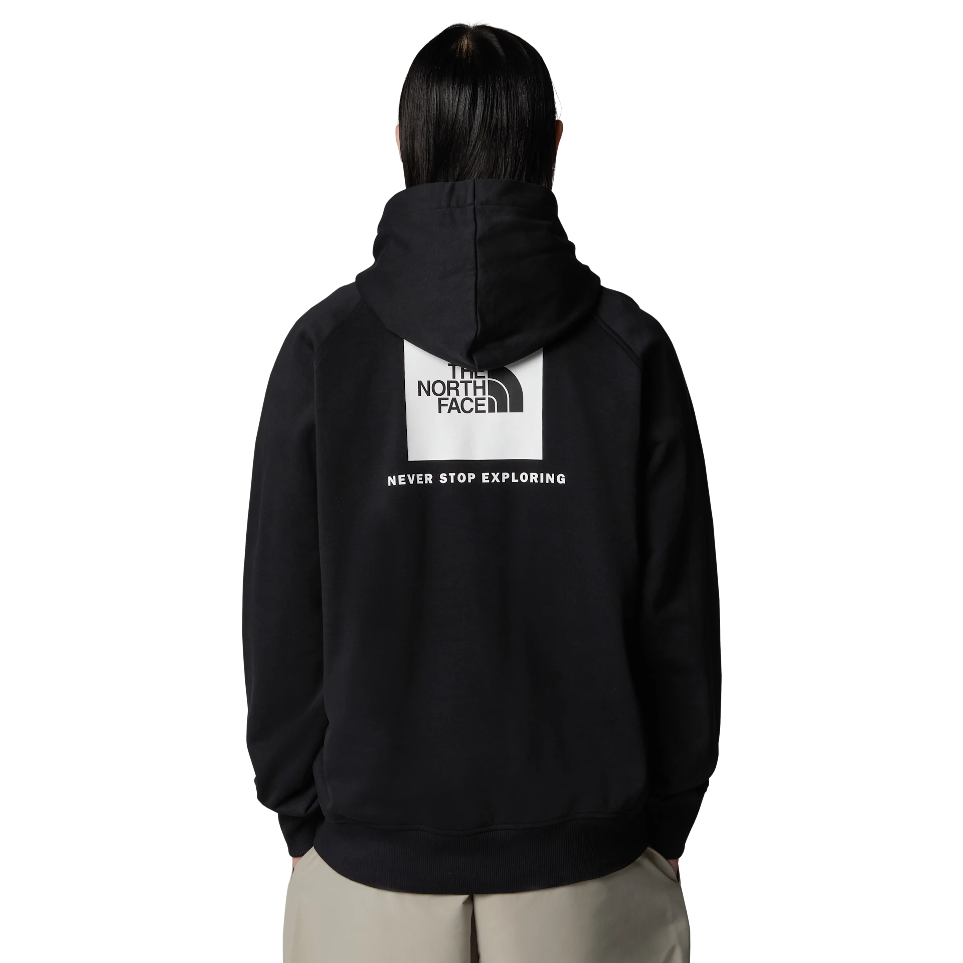 The North Face felpa con cappuccio Rglan NSE BOX nero