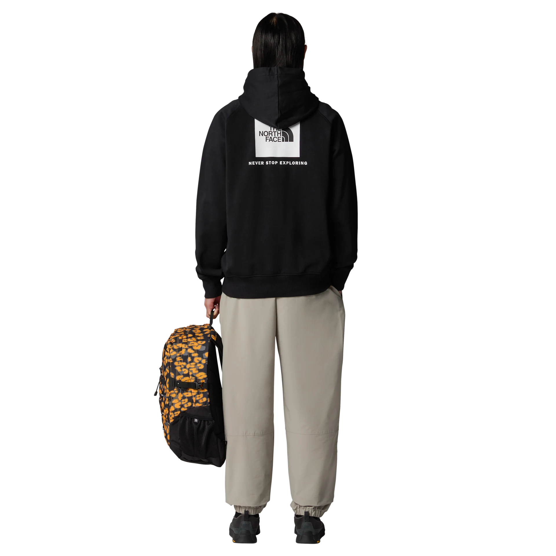 The North Face felpa con cappuccio Rglan NSE BOX nero