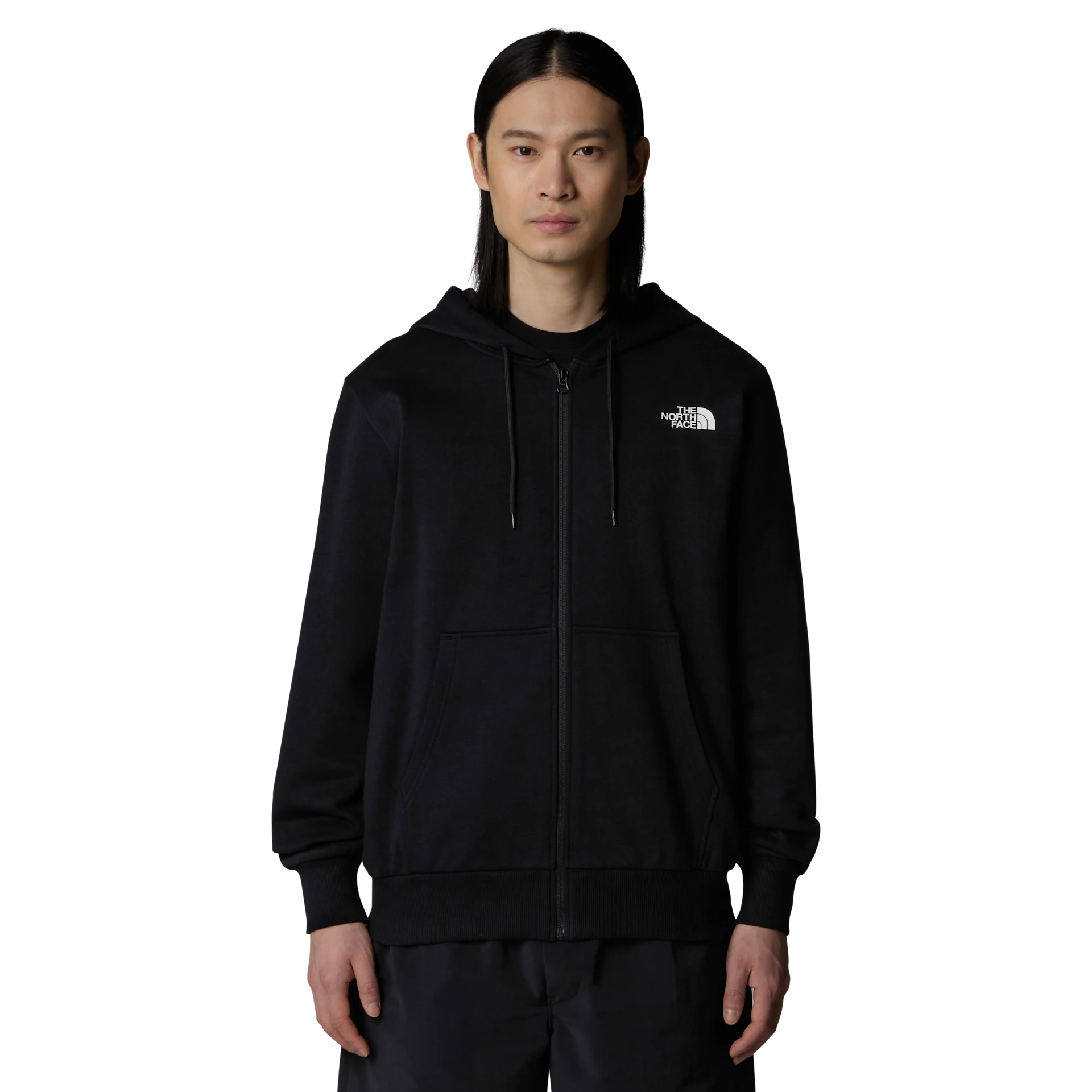 The North Face felpa con cappuccio full zip simple dome nero