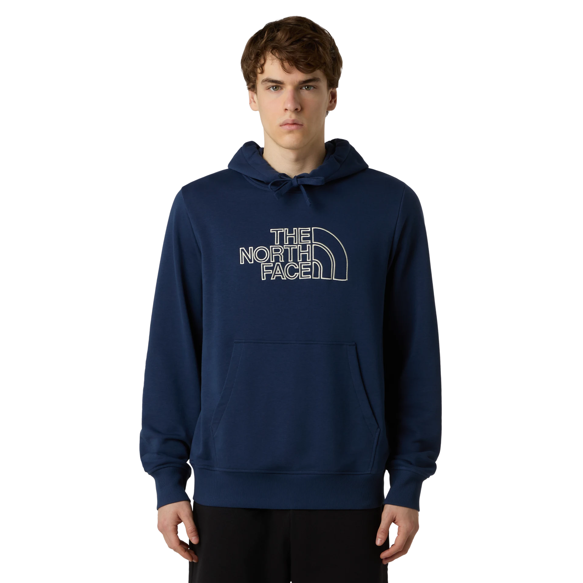 The North Face Felpa con Cappuccio Drew Peak Light Uomo in Misto Cotone Blu Navy