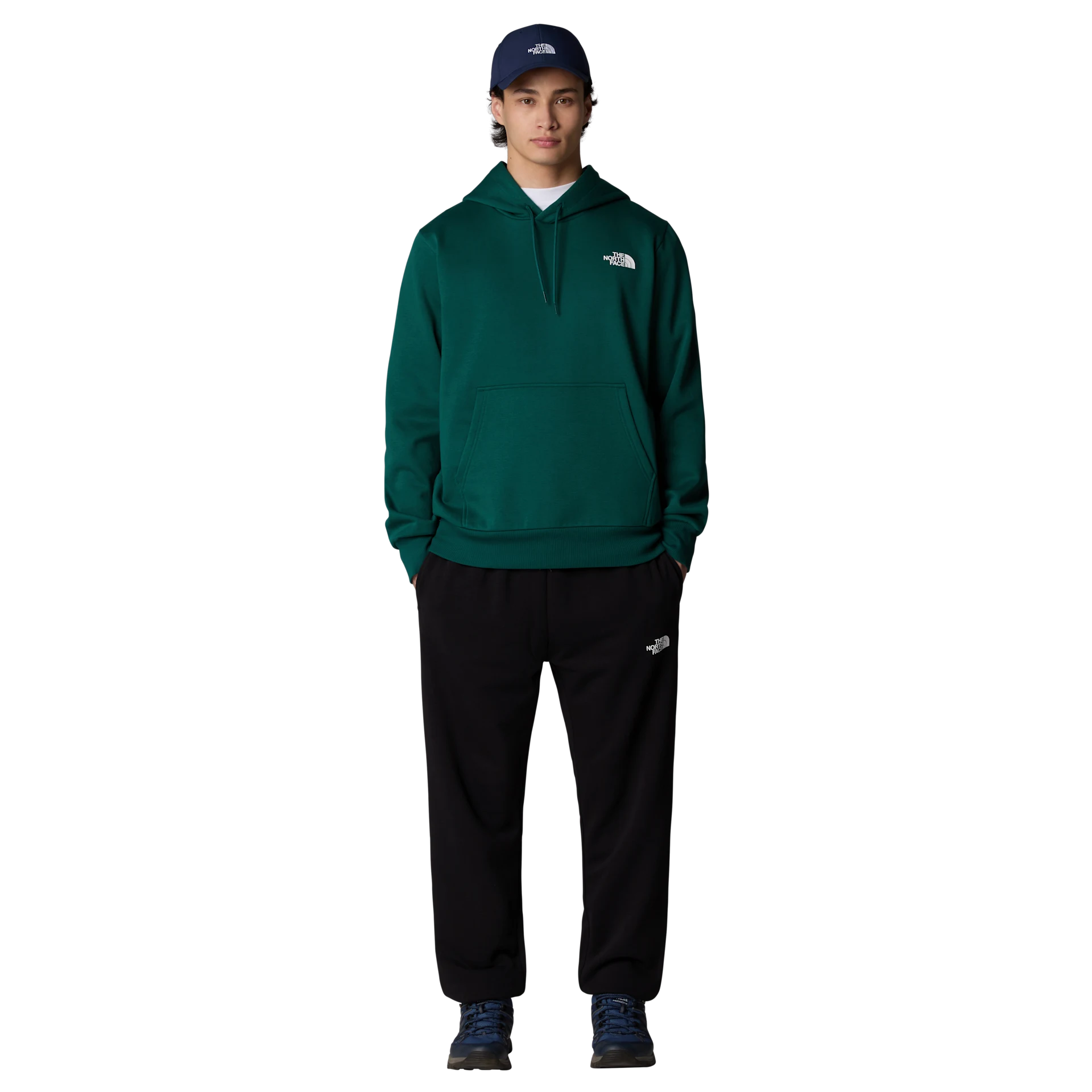 The North Face pantaloni tuta joggers simple dome light regular uomo nero