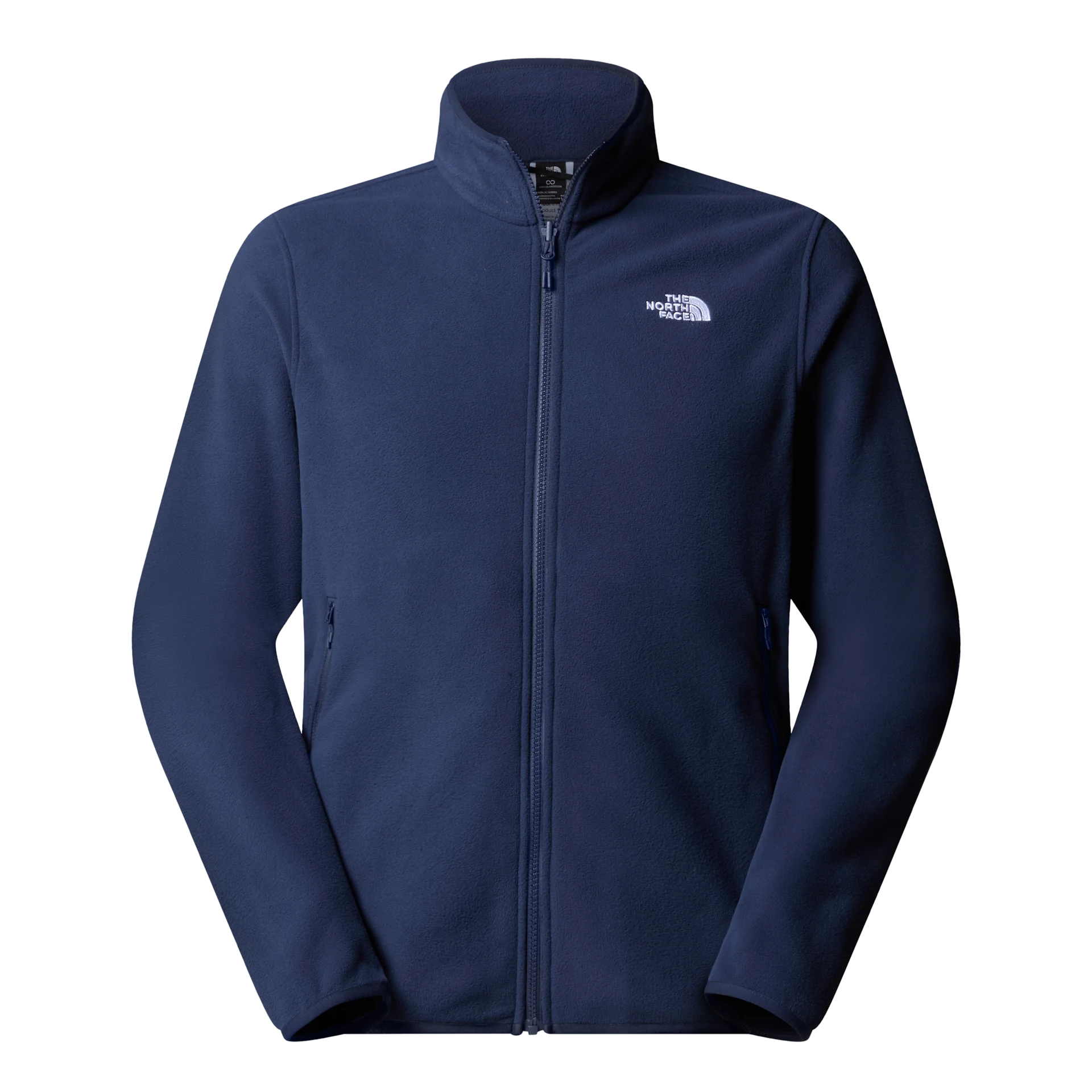 The North Face felpa Pile Glacier full zip uomo blu navy