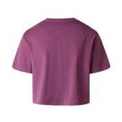The North Face T-Shirt Donna Evolution Simple Dome Cropped Misto Cotone Viola