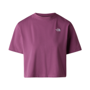 The North Face T-Shirt Donna Evolution Simple Dome Cropped Misto Cotone Viola