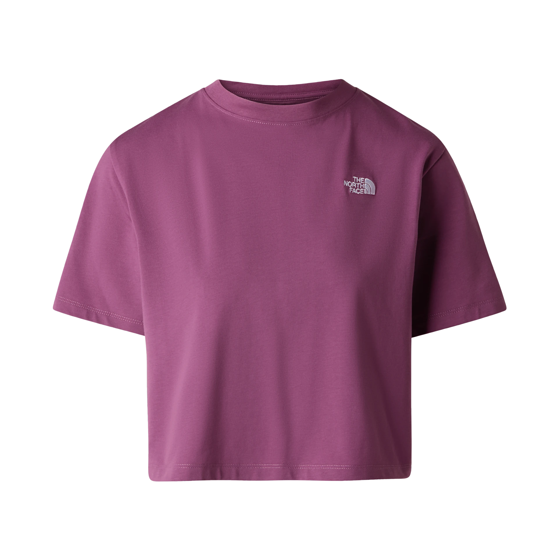 The North Face T-Shirt Donna Evolution Simple Dome Cropped Misto Cotone Viola