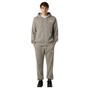 The North Face Felpa Full Zip con Cappuccio Half Dome Light Uomo in Misto Cotone Beige Stone Slab