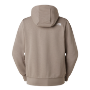 The North Face Felpa Full Zip con Cappuccio Half Dome Light Uomo in Misto Cotone Beige Stone Slab