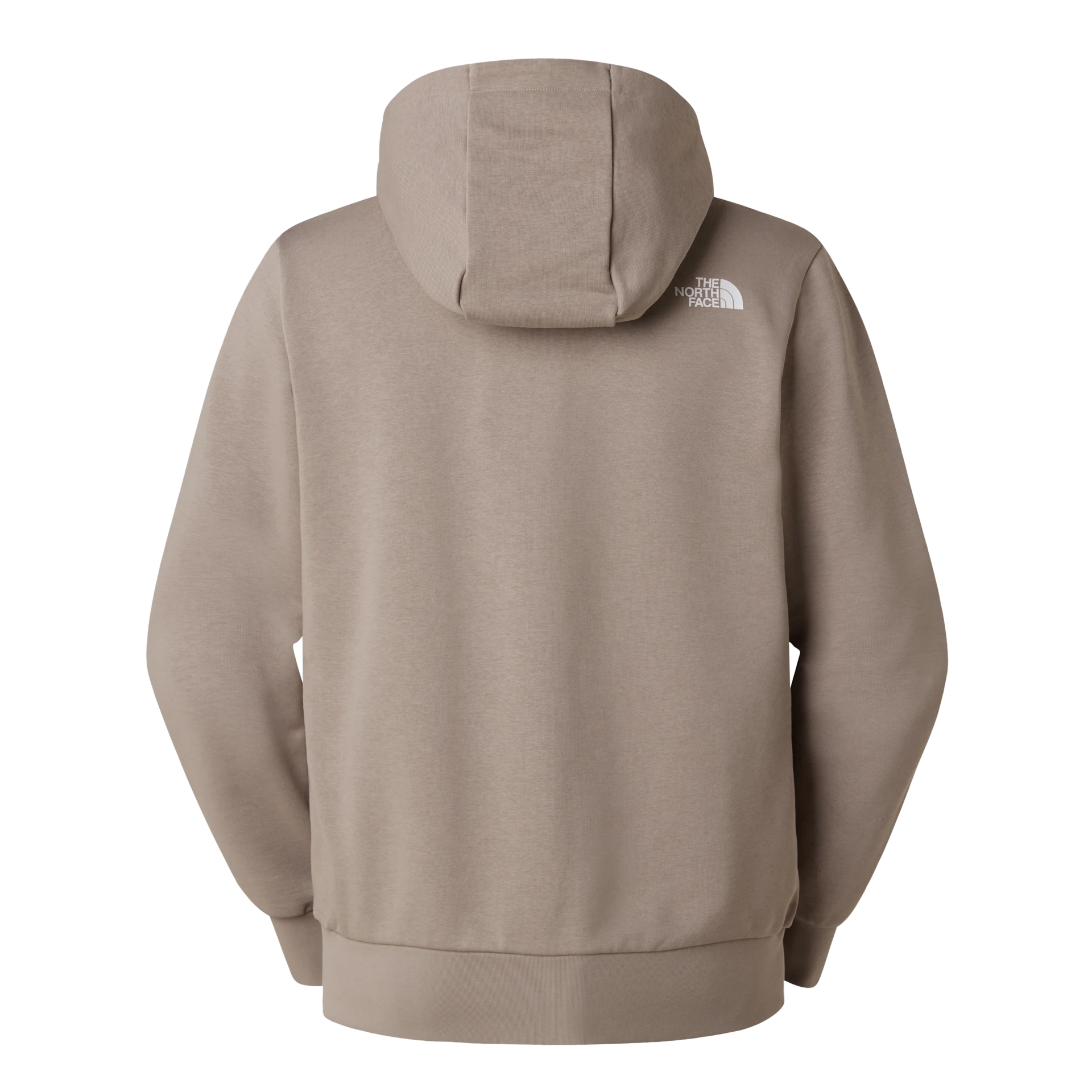The North Face Felpa Full Zip con Cappuccio Half Dome Light Uomo in Misto Cotone Beige Stone Slab