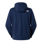 The North Face Felpa Full Zip con Cappuccio Half Dome Light Uomo in Misto Cotone Blu Navy