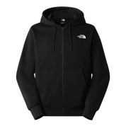 The North Face Felpa Full Zip con Cappuccio Half Dome Light Uomo in Misto Cotone Nero