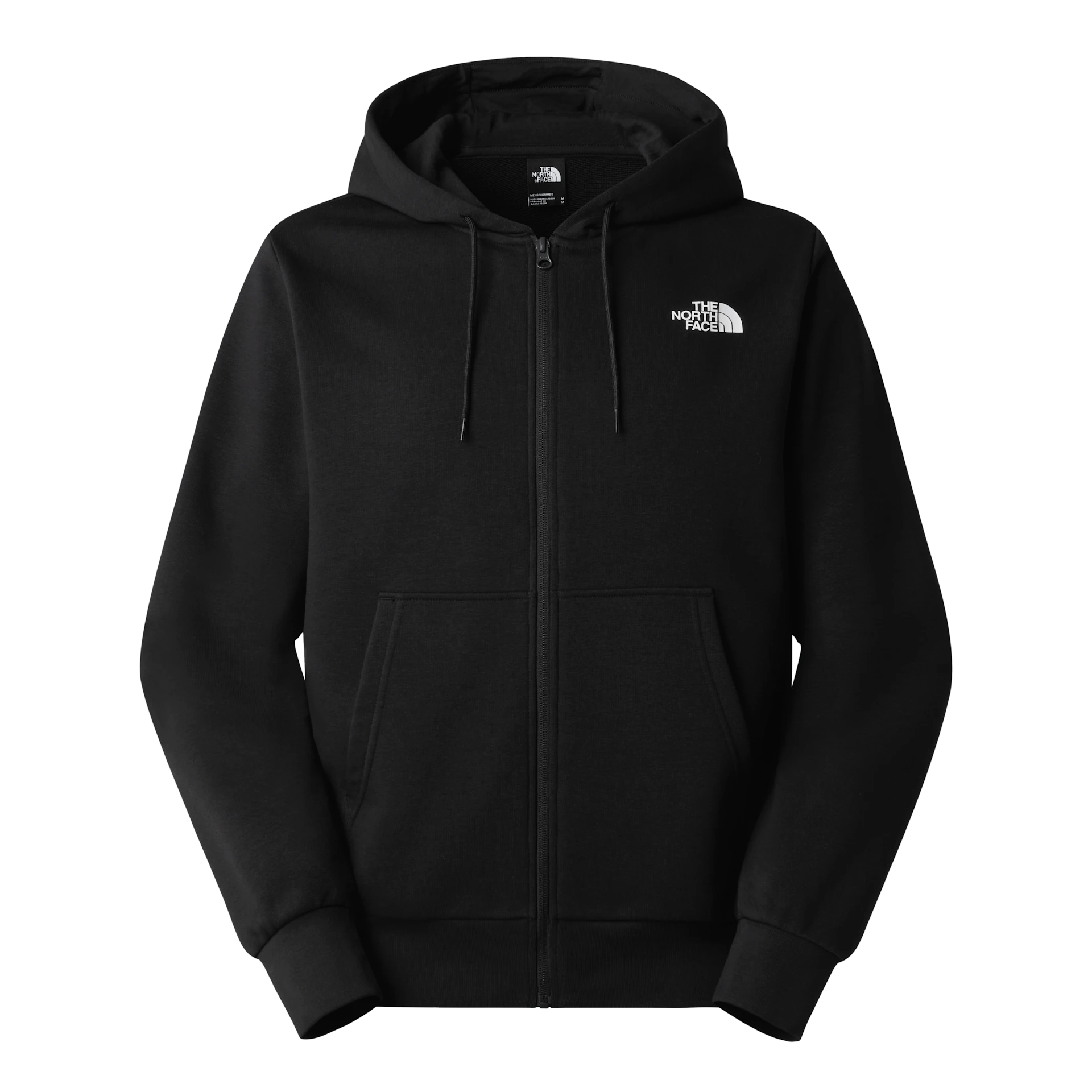 The North Face Felpa Full Zip con Cappuccio Half Dome Light Uomo in Misto Cotone Nero