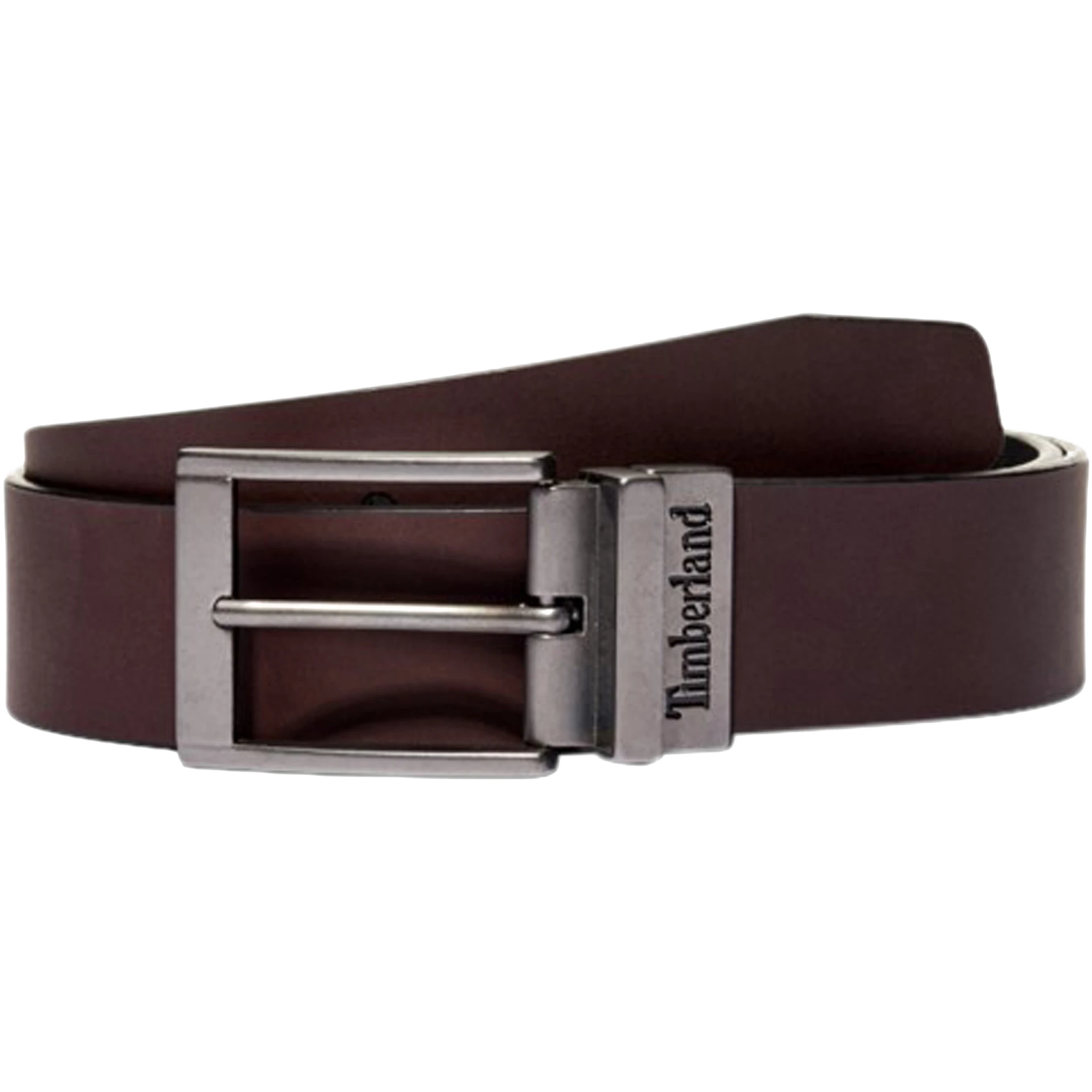 Timberland Cintura Reversibile Classic Rev Belt 38mm in Pelle Marrone Scuro Uomo