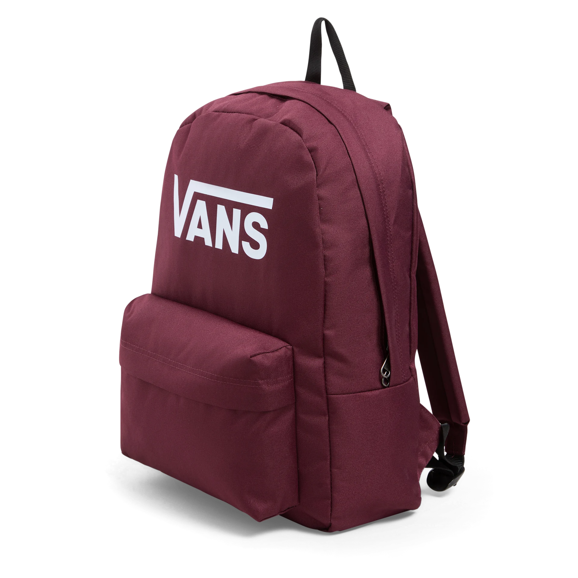 Vans Zaino Old Skool Casual 22 litri in Poliestere Bordeaux Logo Bianco Unisex