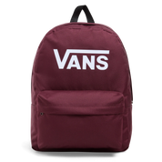 Vans Zaino Old Skool Casual 22 litri in Poliestere Bordeaux Logo Bianco Unisex