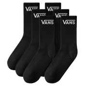 Vans Set Calzini 6 Paia Classic Half Crew Misto Cotone Nero Unisex