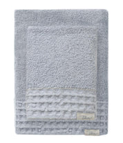 THUN Set 2 Asciugamani Iconic Elegance 40x60 + 60x100 cm Tinta Unita Blu B300333