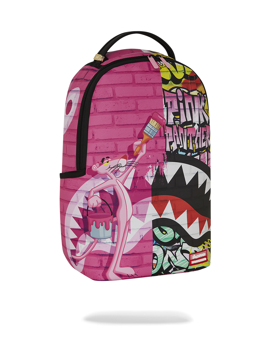 Sprayground Zaino Big Backpack Scuola City Viaggio Shark Pink Panther B7007