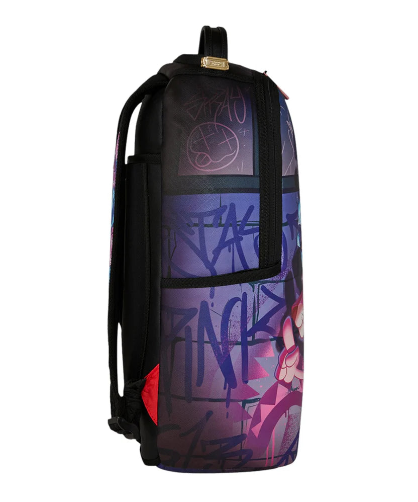 Sprayground Zaino Big Backpack Scuola City Viaggio Shark pink panther diamond