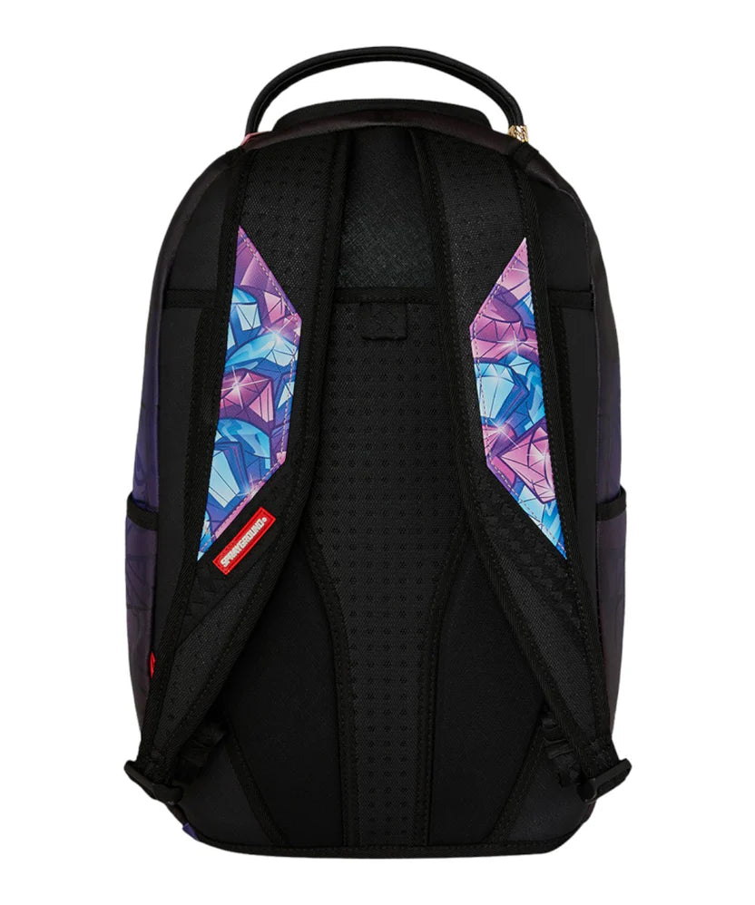 Sprayground Zaino Big Backpack Scuola City Viaggio Shark pink panther diamond